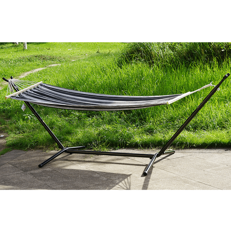 Casa si Gradina - Gradina si terasa - Balansoare si hamace - Hamace si suporturi - Stand pt. hamac, negru, OTAN NEW TYP 1 - Infinity.ro