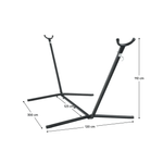 Casa si Gradina - Gradina si terasa - Balansoare si hamace - Hamace si suporturi - Stand pt. hamac, negru, OTAN NEW TYP 1 - Infinity.ro