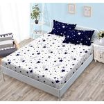 Casa si Gradina - Textile si covoare - Lenjerii de pat - Seturi de lenjerie - Lenjerie de pat 6 piese finet gros cu elastic, XXL - Model geometric, YoYo, 08 - Infinity.ro