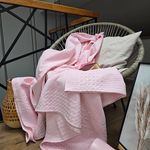 Casa si Gradina - Textile si covoare - Pături și cuverturi - Cuverturi - Cuvertura Kotonia Home - Waffle, 220x240 cm, 100% bumbac - rosse - Infinity.ro