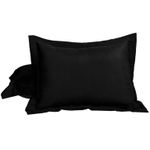 Casa si Gradina - Textile si covoare - Lenjerii de pat - Fete de perna - Set 2 fete de perna Kotonia Home Damasc Saten DeLux, 100% bumbac, 50x70 cm, negru - Infinity.ro