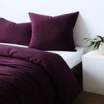 Casa si Gradina - Textile si covoare - Lenjerii de pat - Cearceafuri de pat - Cearceaf pentru pilota Kotonia Home, 100% bumbac, ranforce color uni, 150x200 cm, mov - Infinity.ro