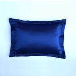 Casa si Gradina - Textile si covoare - Lenjerii de pat - Fete de perna - Set 2 fete de perna Kotonia Home Damasc Saten DeLux, 50×70 cm, 100% bumbac, bleu royal - Infinity.ro