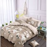Casa si Gradina - Textile si covoare - Lenjerii de pat - Seturi de lenjerie - Lenjerie de pat 6 piese finet gros cu elastic, XXL - Model floral, YoYo, 27 - Infinity.ro