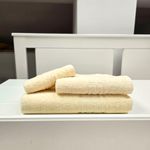 Casa si Gradina - Textile si covoare - Textile baie - Prosoape - Set 3 prosoape baie Greek Border Jacquard Plush Luxury - 100% Bumbac, 500g/mp, ivoire - Infinity.ro
