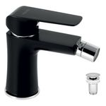Casa si Gradina - Sanitare - Lavoar baie si accesorii - Baterii sanitare - Baterie bideu culoare negru cu ventil inclus Ferro Tina - Infinity.ro