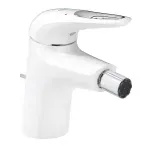 Casa si Gradina - Sanitare - Lavoar baie si accesorii - Baterii sanitare - Baterie bideu Grohe Eurostyle 33565LS3, 3/8'', monocomanda, cartus ceramic, evacuare cu tija, marimea S, alb - Infinity.ro