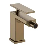 Casa si Gradina - Sanitare - Lavoar baie si accesorii - Baterii sanitare - Baterie bideu Hansgrohe Tecturis E monocomanda bronz periat - Infinity.ro