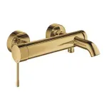 Casa si Gradina - Sanitare - Lavoar baie si accesorii - Baterii sanitare - Baterie cada - dus Grohe Essence auriu lucios Cool Sunrise - Infinity.ro