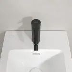 Casa si Gradina - Sanitare - Lavoar baie si accesorii - Baterii sanitare - Baterie bideu Villeroy&Boch Skyla monocomanda negru mat - Infinity.ro