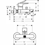 Casa si Gradina - Sanitare - Lavoar baie si accesorii - Baterii sanitare - Baterie cada - dus Hansgrohe Talis E alb mat - Infinity.ro