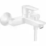 Casa si Gradina - Sanitare - Lavoar baie si accesorii - Baterii sanitare - Baterie cada - dus Hansgrohe Talis E alb mat - Infinity.ro