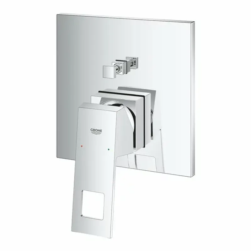 Casa si Gradina - Sanitare - Lavoar baie si accesorii - Baterii sanitare - Baterie cada - dus incastrata Grohe Eurocube 2 functii crom - Infinity.ro