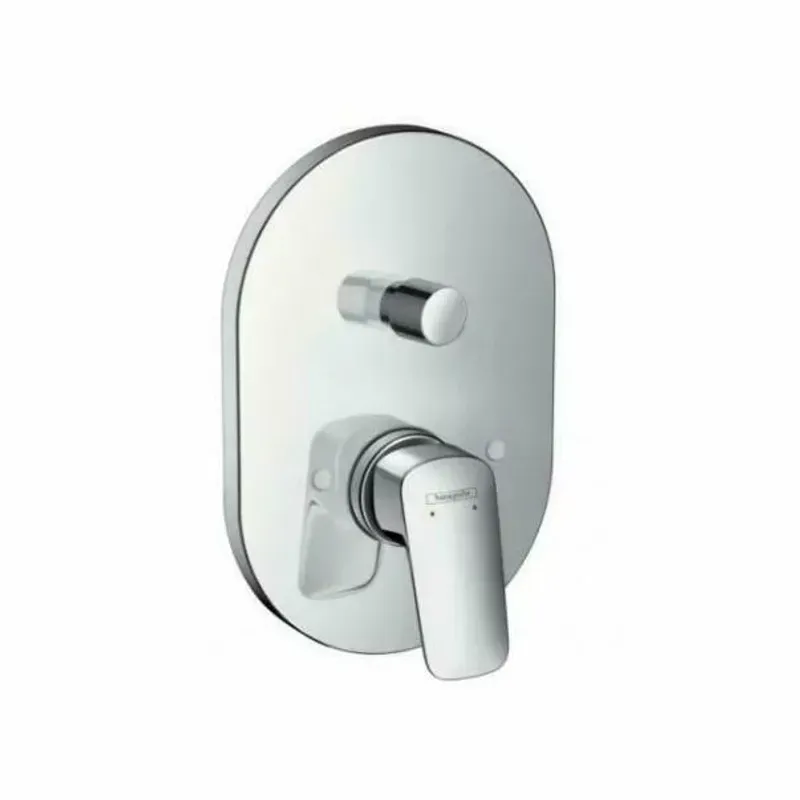 Casa si Gradina - Sanitare - Lavoar baie si accesorii - Baterii sanitare - Baterie cada - dus incastrata Hansgrohe Logis cu corp incastrat crom lucios - Infinity.ro