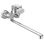 Casa si Gradina - Sanitare - Lavoar baie si accesorii - Baterii sanitare - Baterie cada Ideal Standard Ceraflex B1741, aparenta, monocomanda, pipa lunga, diverter, pivotanta, crom - Infinity.ro