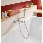Casa si Gradina - Sanitare - Lavoar baie si accesorii - Baterii sanitare - Baterie cada Villeroy and Boch Architectura, aparenta, crom, TVT10300200061 - Infinity.ro