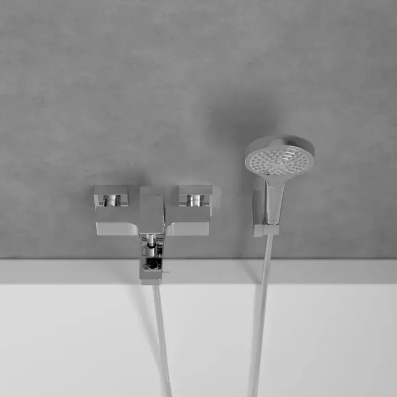 Casa si Gradina - Sanitare - Lavoar baie si accesorii - Baterii sanitare - Baterie cada Villeroy and Boch Architectura, aparenta, crom, TVT12500100061 - Infinity.ro