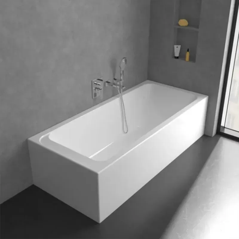 Casa si Gradina - Sanitare - Lavoar baie si accesorii - Baterii sanitare - Baterie cada-dus incastrata Villeroy&Boch Architectura Square crom lucios fara corp ingropat - Infinity.ro