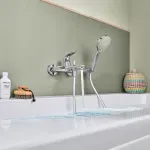 Casa si Gradina - Sanitare - Lavoar baie si accesorii - Baterii sanitare - Baterie cada-dus Villeroy&Boch O.novo monocomanda crom lucios - Infinity.ro