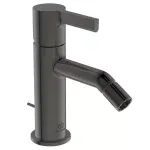 Casa si Gradina - Sanitare - Lavoar baie si accesorii - Baterii sanitare - Baterie de bideu Ideal Standard Connect Joy BC784A5, 3/8'', marimea M, ventil cu tija, lucios, gri metalic - Infinity.ro