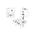 Casa si Gradina - Sanitare - Lavoar baie si accesorii - Baterii sanitare - Baterie dus Grohe Eurostyle 33590LS3, 1/2'', aparenta, alb - Infinity.ro