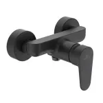 Casa si Gradina - Sanitare - Lavoar baie si accesorii - Baterii sanitare - Baterie dus Ideal Standard Cerafine BC499XG, 1/2'', aparenta, monocomanda, supara sens, mat, negru - Infinity.ro
