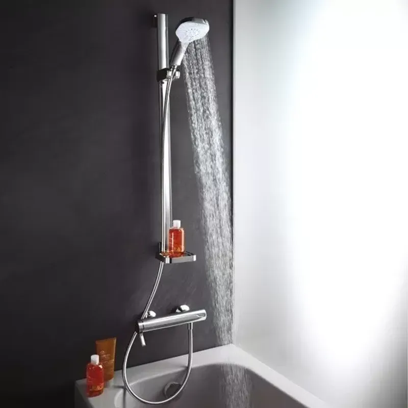 Casa si Gradina - Sanitare - Lavoar baie si accesorii - Baterii sanitare - Baterie dus Ideal Standard Melange A4269AA, 1/2'', aparenta, monocomanda, control HWTC, anti-oparire, crom - Infinity.ro