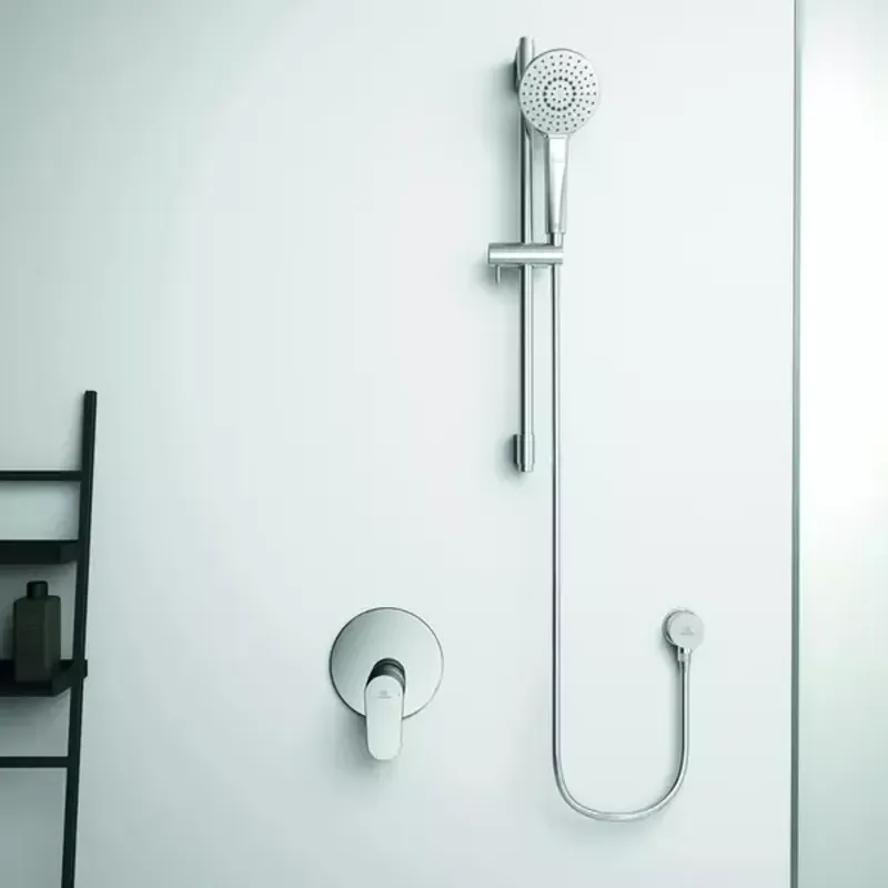 Casa si Gradina - Sanitare - Lavoar baie si accesorii - Baterii sanitare - Baterie dus incastrata Ideal Standard Cerafine O crom lucios fara corp ingropat - Infinity.ro