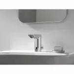 Casa si Gradina - Sanitare - Lavoar baie si accesorii - Baterii sanitare - Baterie lavoar Grohe BauCosmopolitan Electronica cu senzor crom - Infinity.ro