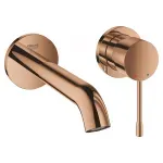 Casa si Gradina - Sanitare - Lavoar baie si accesorii - Baterii sanitare - Baterie lavoar Grohe Essence 19408DA1, 1/2'', pe perete, 180 mm, necesita valva, lucios, cupru - Infinity.ro