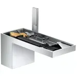 Casa si Gradina - Sanitare - Lavoar baie si accesorii - Baterii sanitare - Baterie lavoar Axor MyEdition, S, 93 mm, necesita ornament, crom, 47012000 - Infinity.ro