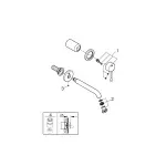 Casa si Gradina - Sanitare - Lavoar baie si accesorii - Baterii sanitare - Baterie lavoar Grohe Essence 19408DA1, 1/2'', pe perete, 180 mm, necesita valva, lucios, cupru - Infinity.ro