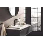 Casa si Gradina - Sanitare - Lavoar baie si accesorii - Baterii sanitare - Baterie lavoar Grohe Essence 24177KF1, 3/8'', marimea L, monocomanda, pivotanta, fara ventil, mat, negru - Infinity.ro