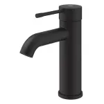 Casa si Gradina - Sanitare - Lavoar baie si accesorii - Baterii sanitare - Baterie lavoar Grohe Essence 24172KF1, 3/8'', marimea S, cartus ceramic, monocomanda, fara ventil, mat , negru - Infinity.ro