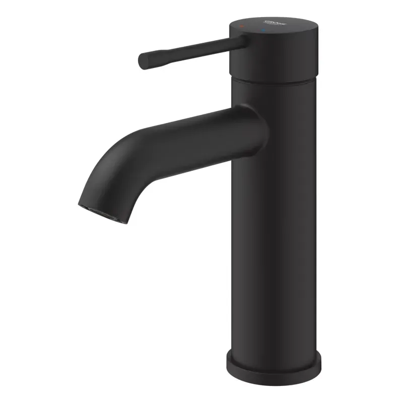 Casa si Gradina - Sanitare - Lavoar baie si accesorii - Baterii sanitare - Baterie lavoar Grohe Essence 24172KF1, 3/8'', marimea S, cartus ceramic, monocomanda, fara ventil, mat , negru - Infinity.ro