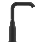 Casa si Gradina - Sanitare - Lavoar baie si accesorii - Baterii sanitare - Baterie lavoar Grohe Essence 24177KF1, 3/8'', marimea L, monocomanda, pivotanta, fara ventil, mat, negru - Infinity.ro