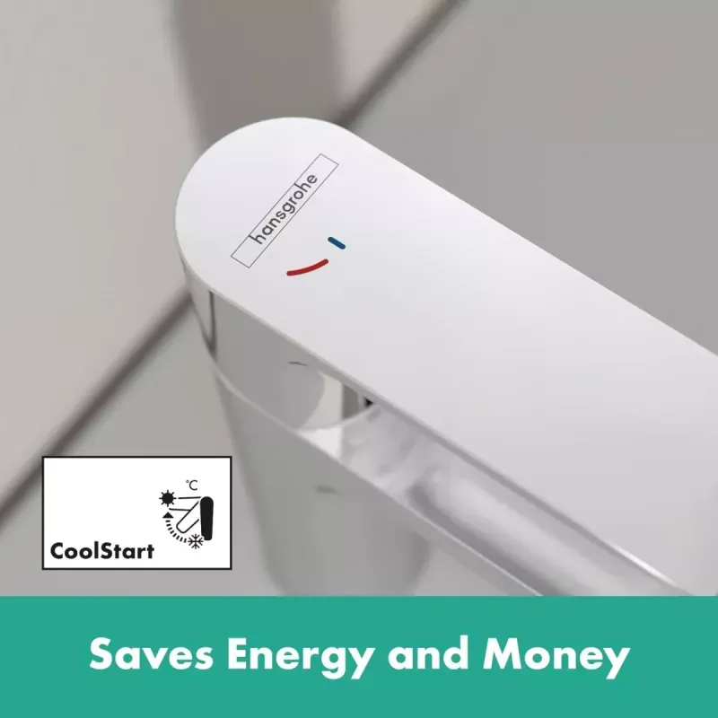 Casa si Gradina - Sanitare - Lavoar baie si accesorii - Baterii sanitare - Baterie lavoar Hansgrohe Rebris S, S, 143 mm, pornire rece, crom, 72514000 - Infinity.ro