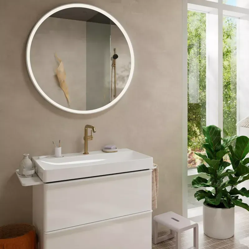 Casa si Gradina - Sanitare - Lavoar baie si accesorii - Baterii sanitare - Baterie lavoar Hansgrohe Tecturis S, L, 236 mm, pornire rece, ventil, mat, bronz, 73360140 - Infinity.ro