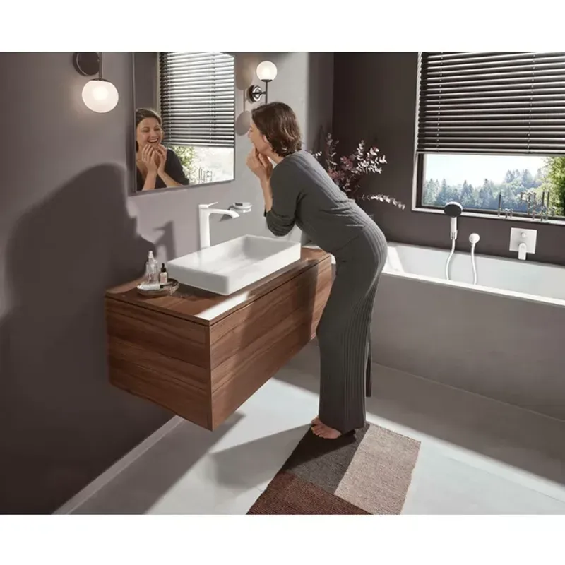 Casa si Gradina - Sanitare - Lavoar baie si accesorii - Baterii sanitare - Baterie lavoar inalta Hansgrohe Vivenis 250 cu ventil Pop-Up crom lucios - Infinity.ro