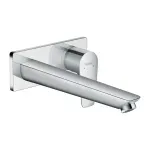 Casa si Gradina - Sanitare - Lavoar baie si accesorii - Baterii sanitare - Baterie lavoar incastrata Hansgrohe Talis E pipa 22.5 cm crom lucios - Infinity.ro