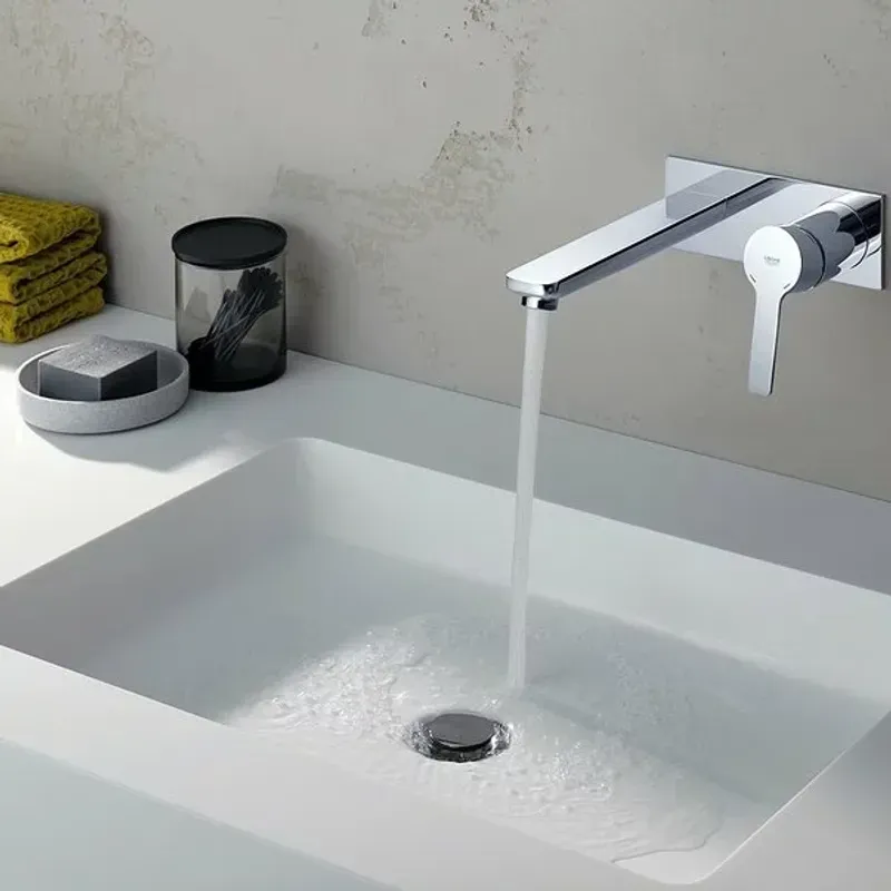 Casa si Gradina - Sanitare - Lavoar baie si accesorii - Baterii sanitare - Baterie lavoar incastrata Grohe Lineare marimea L crom - Infinity.ro
