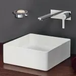 Casa si Gradina - Sanitare - Lavoar baie si accesorii - Baterii sanitare - Baterie lavoar incastrata Grohe Lineare marimea L crom - Infinity.ro