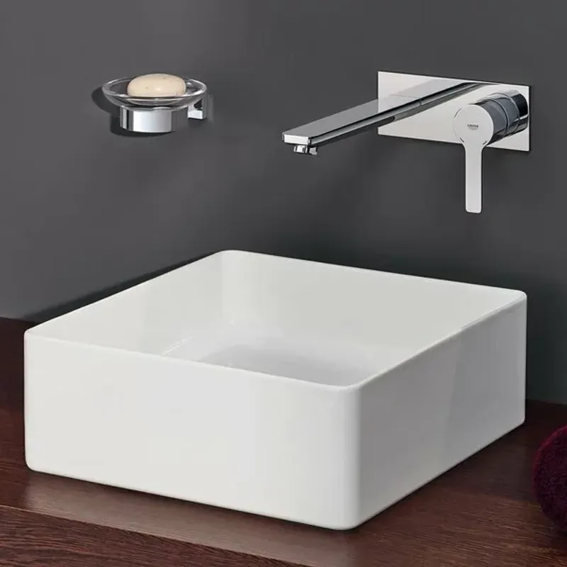 Casa si Gradina - Sanitare - Lavoar baie si accesorii - Baterii sanitare - Baterie lavoar incastrata Grohe Lineare marimea L crom - Infinity.ro