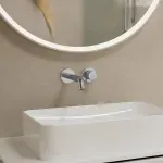Casa si Gradina - Sanitare - Lavoar baie si accesorii - Baterii sanitare - Baterie lavoar incastrata Hansgrohe Tecturis S crom lucios fara corp incastrat - Infinity.ro