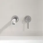 Casa si Gradina - Sanitare - Lavoar baie si accesorii - Baterii sanitare - Baterie lavoar incastrata Villeroy&Boch Skyla crom lucios pipa 20 cm fara corp ingropat - Infinity.ro