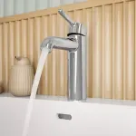 Casa si Gradina - Sanitare - Lavoar baie si accesorii - Baterii sanitare - Baterie lavoar Villeroy and Boch Skyla, M, 194 mm, crom, TVW11600400061 - Infinity.ro