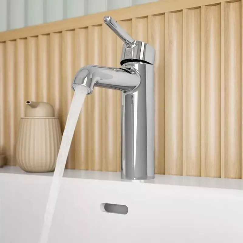Casa si Gradina - Sanitare - Lavoar baie si accesorii - Baterii sanitare - Baterie lavoar Villeroy and Boch Skyla, M, 194 mm, crom, TVW11600400061 - Infinity.ro