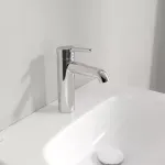 Casa si Gradina - Sanitare - Lavoar baie si accesorii - Baterii sanitare - Baterie lavoar Villeroy and Boch Skyla, M, 194 mm, crom, TVW11600400061 - Infinity.ro