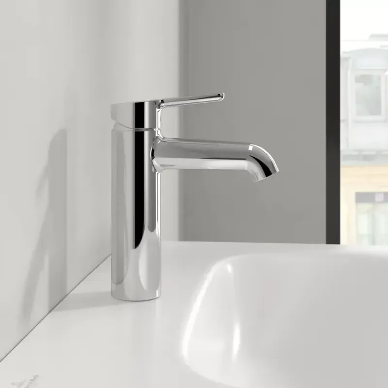 Casa si Gradina - Sanitare - Lavoar baie si accesorii - Baterii sanitare - Baterie lavoar Villeroy and Boch Skyla, M, 194 mm, crom, TVW11600400061 - Infinity.ro