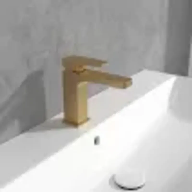 Casa si Gradina - Sanitare - Lavoar baie si accesorii - Baterii sanitare - Baterie lavoar Villeroy and Boch Architectura, M, 161 mm, mat, auriu, TVW12500400076 - Infinity.ro